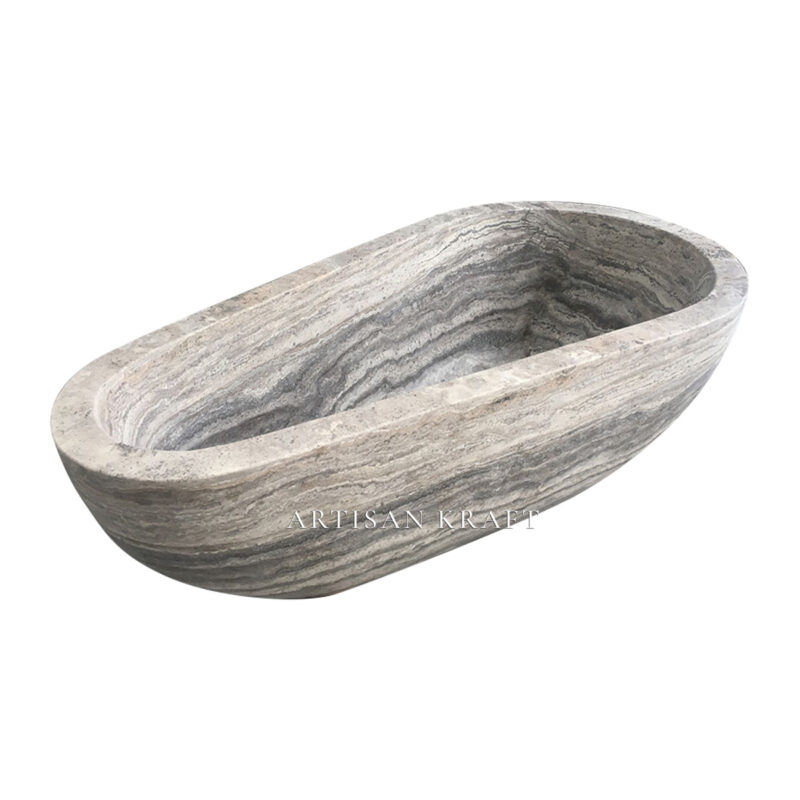 Teardrop Stone Bathtub