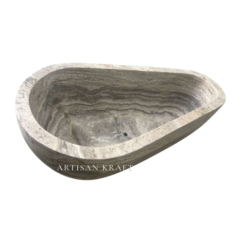 Teardrop Stone Bathtub