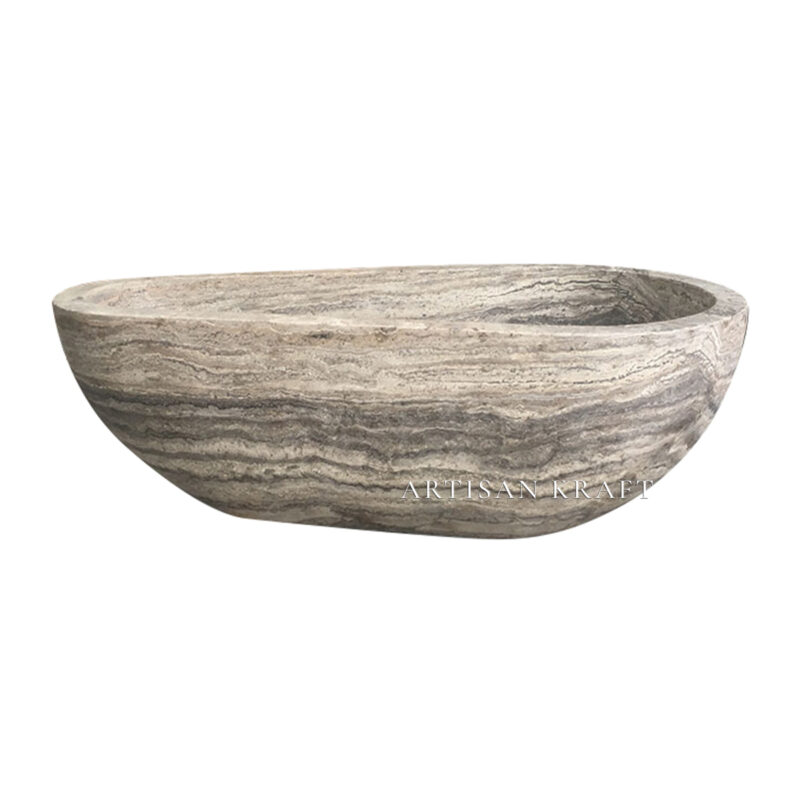 Teardrop Stone Bathtub