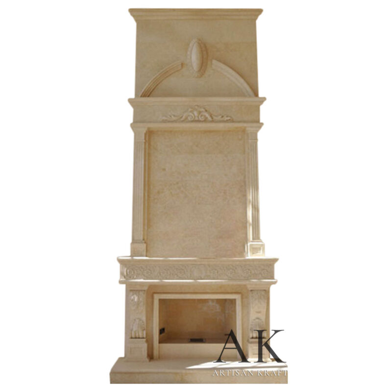 Italian Tradition Overmantel Fireplace