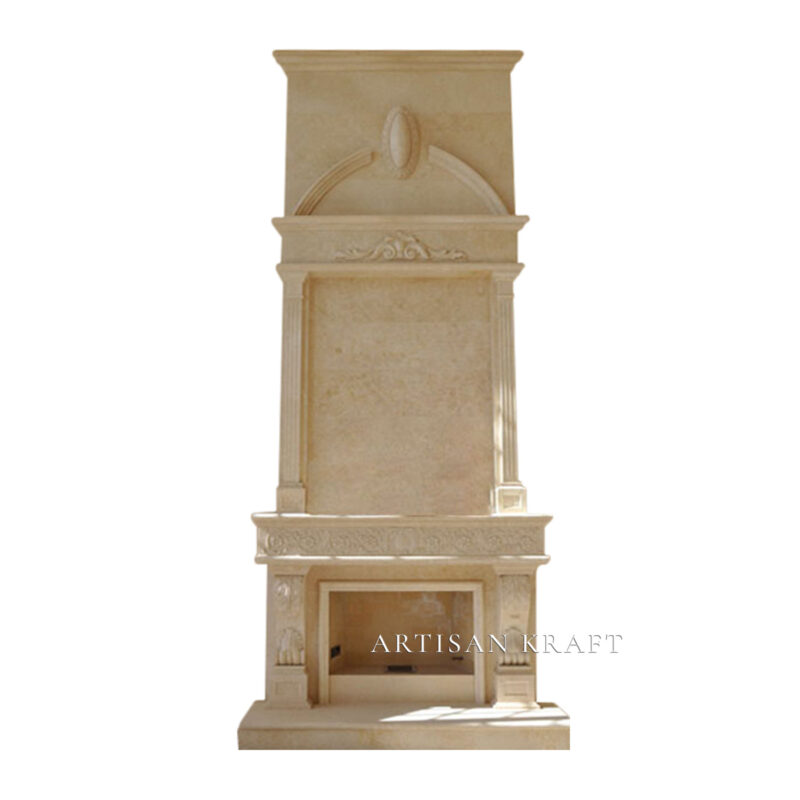 Italian Tradition Overmantel Fireplace