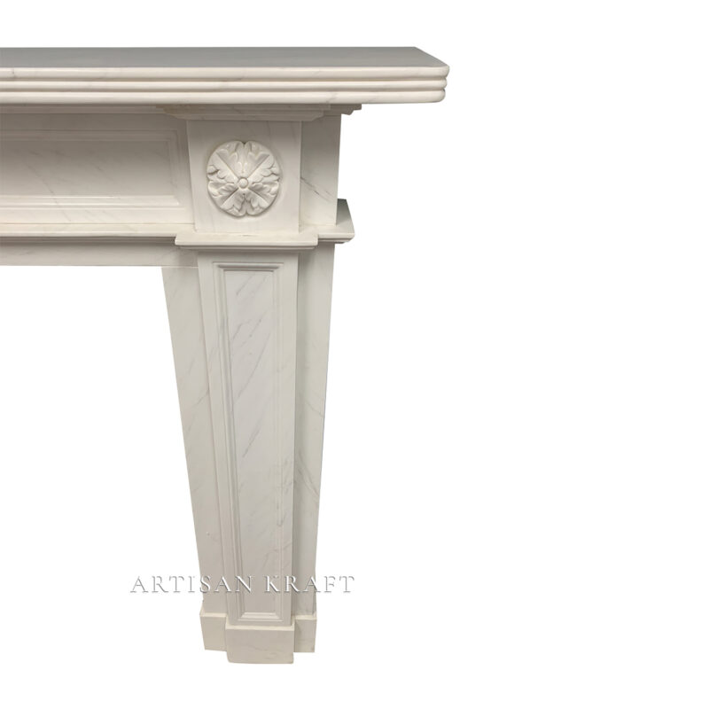 English Regent Marble Fireplace Stock