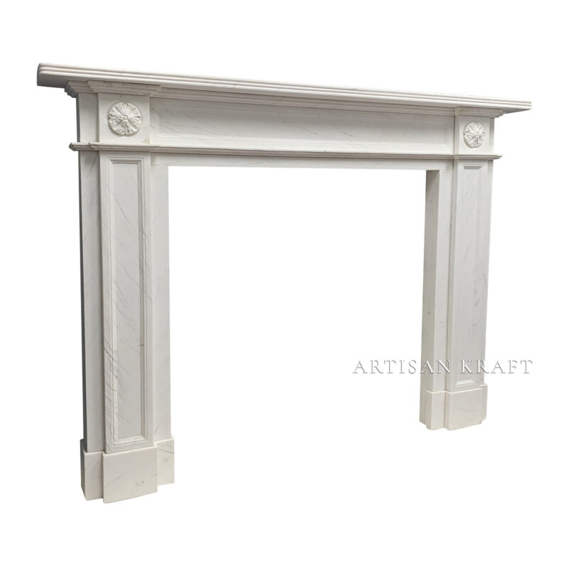 English Regent Marble Fireplace Stock