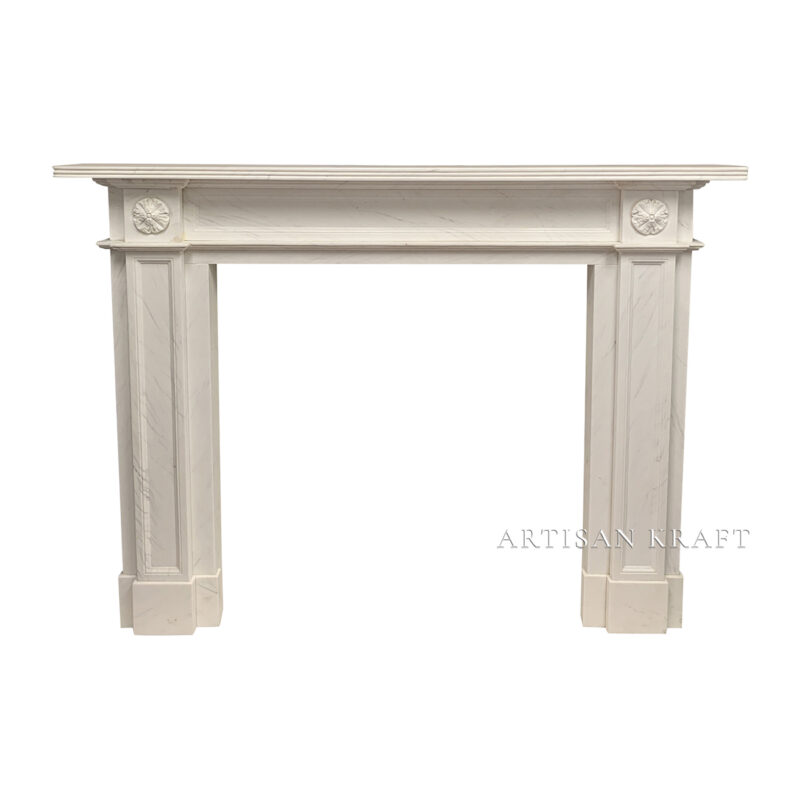 English Regent Marble Fireplace Stock