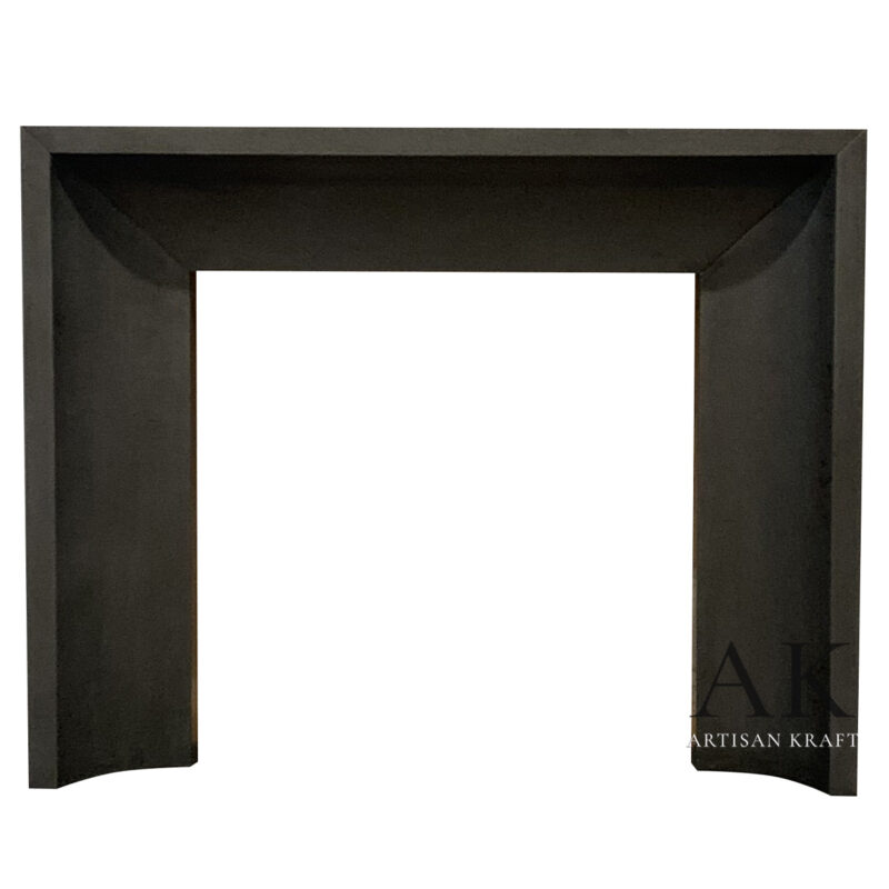 Beveled Curved Fireplace Mantel