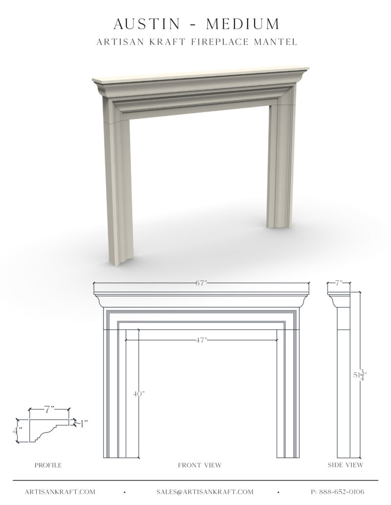 Austin Fireplace Mantel