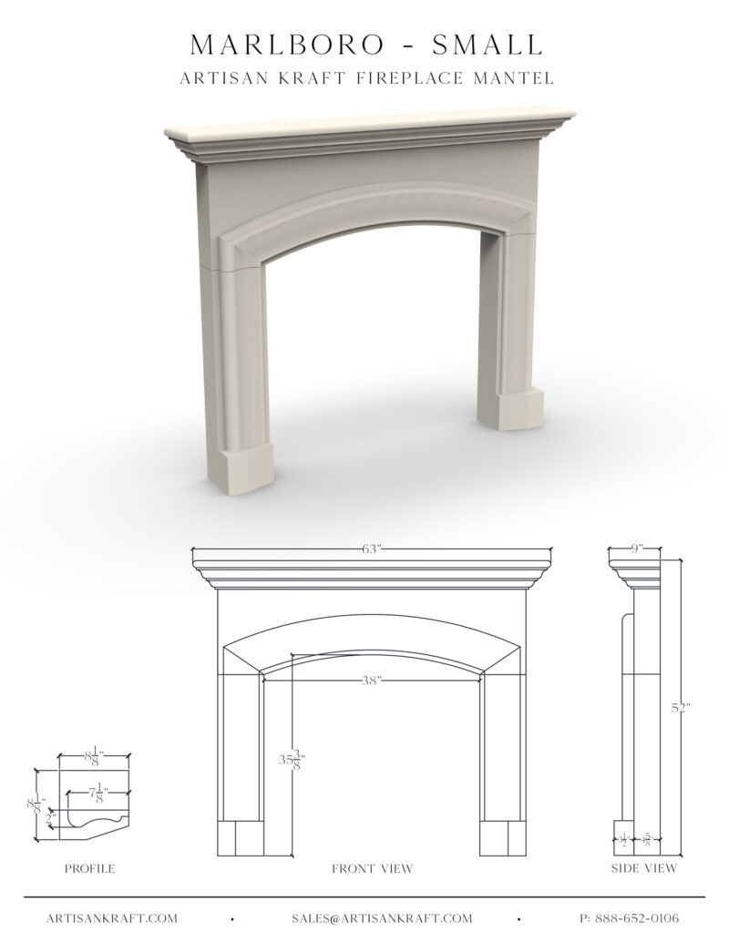 Marlboro Fireplace Mantel