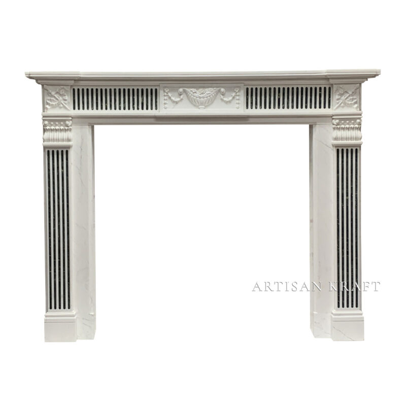 Georgia Marble Fireplace Stock