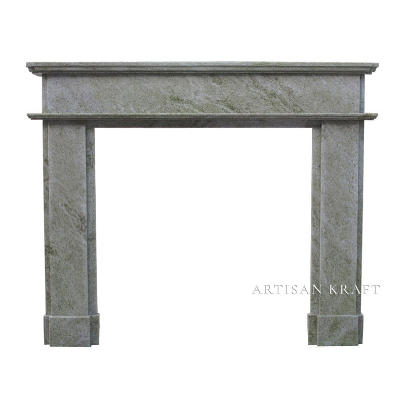 Oxford Green Marble Fireplace Stock