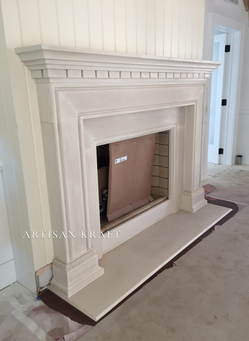 Alpine Cast Stone Mantel