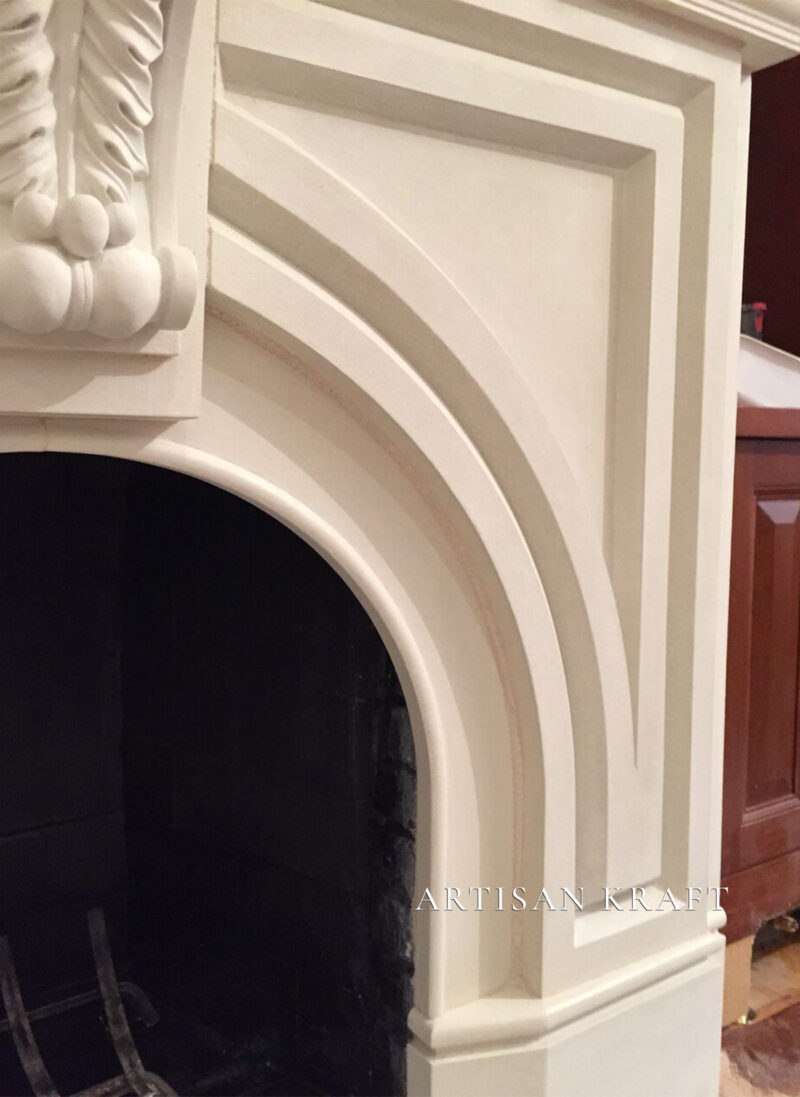 Greenwich Cast Stone Mantel