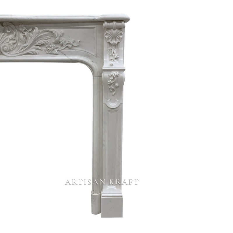 Bella Vista Marble Fireplace Stock