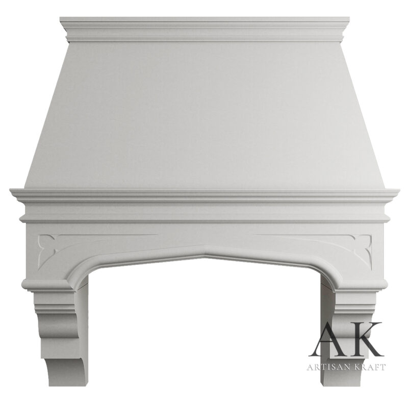 Gothic Stone Range Hood