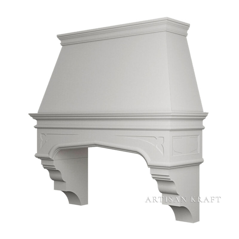 Gothic Stone Range Hood