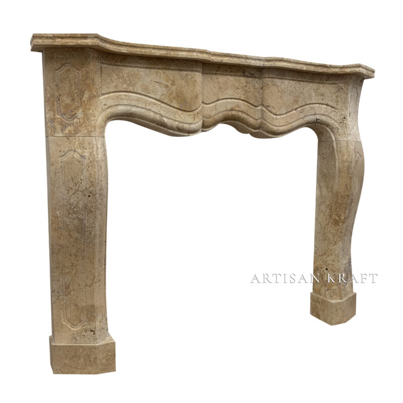 Providence Travertine Fireplace Stock