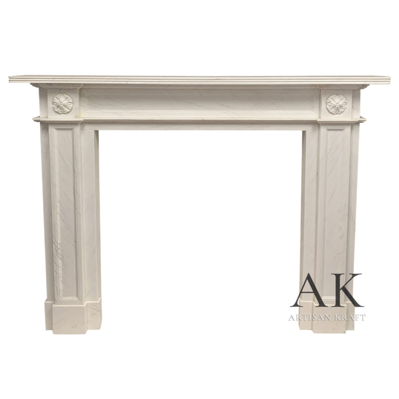 English Regent Marble Fireplace Stock