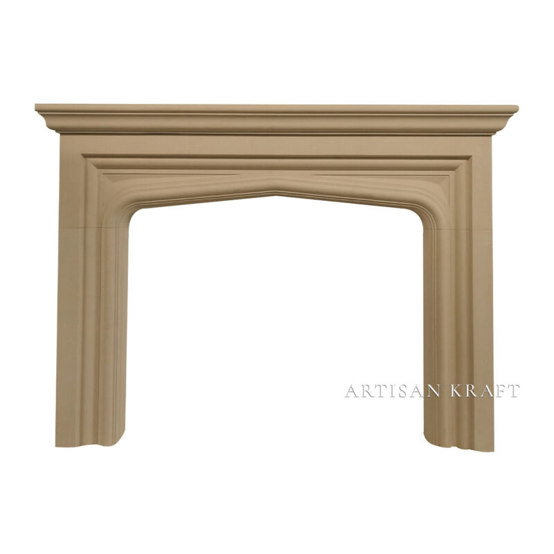 Diamond Tudor Fireplace Mantel