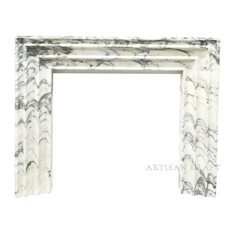 Monaco Arabescato Fireplace Stock