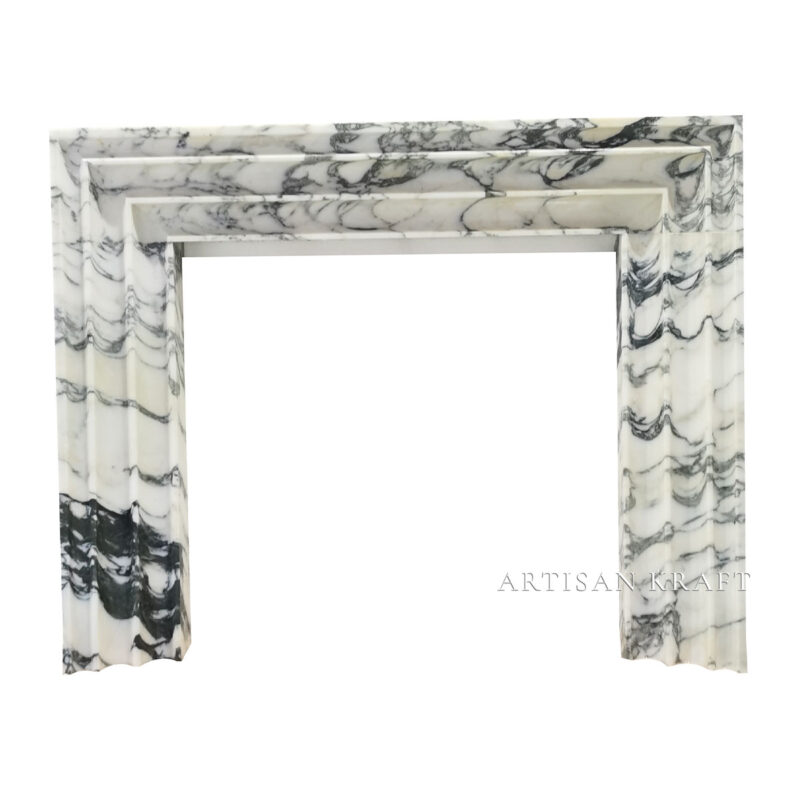 Monaco Arabescato Fireplace Stock