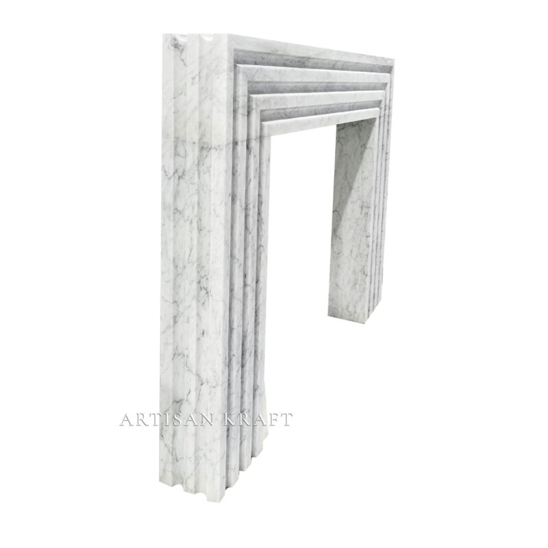 Gatsby Carrara Fireplace Stock