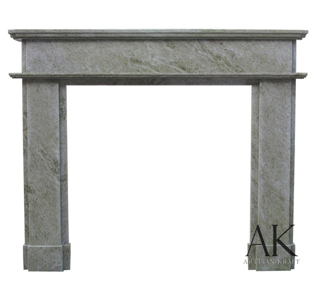 Oxford Green Marble Fireplace Stock