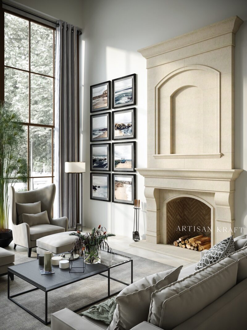 Metropolis Overmantel Fireplace