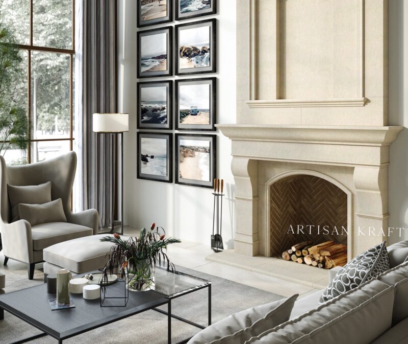 Metropolis Overmantel Fireplace