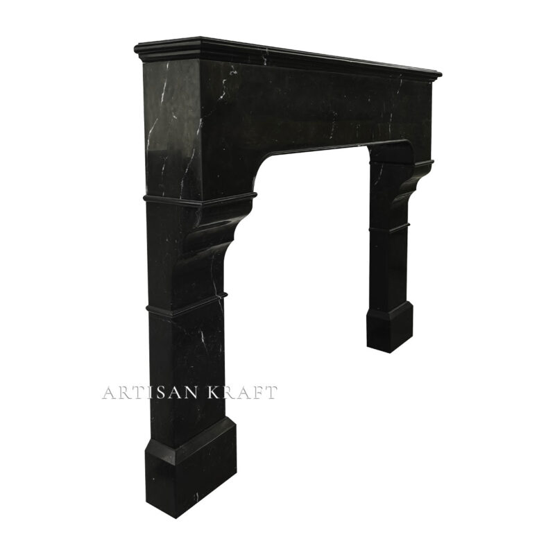 Chantel Nero Marquina Fireplace Stock