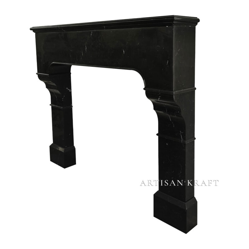 Chantel Nero Marquina Fireplace Stock