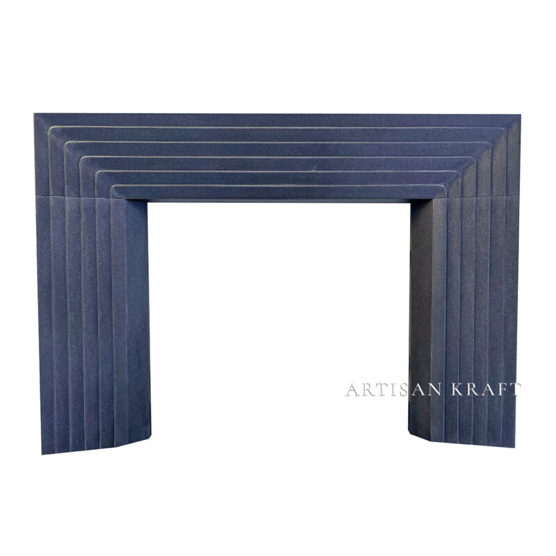 Milan Absolute Black Fireplace Stock