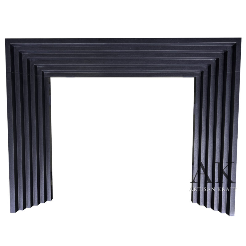 Deco Absolute Black Fireplace Stock