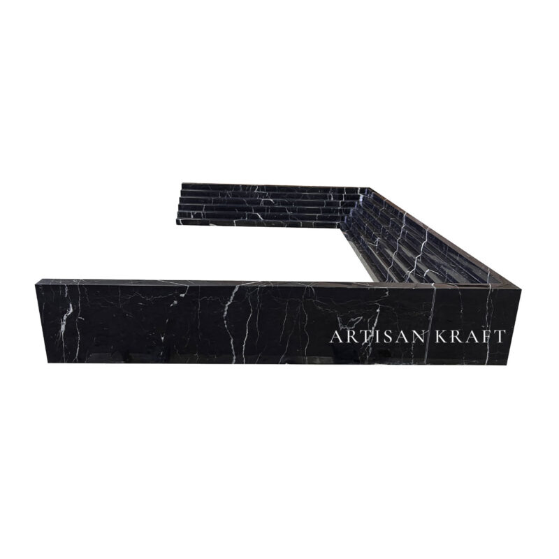 Deco Nero Marquina Fireplace Stock