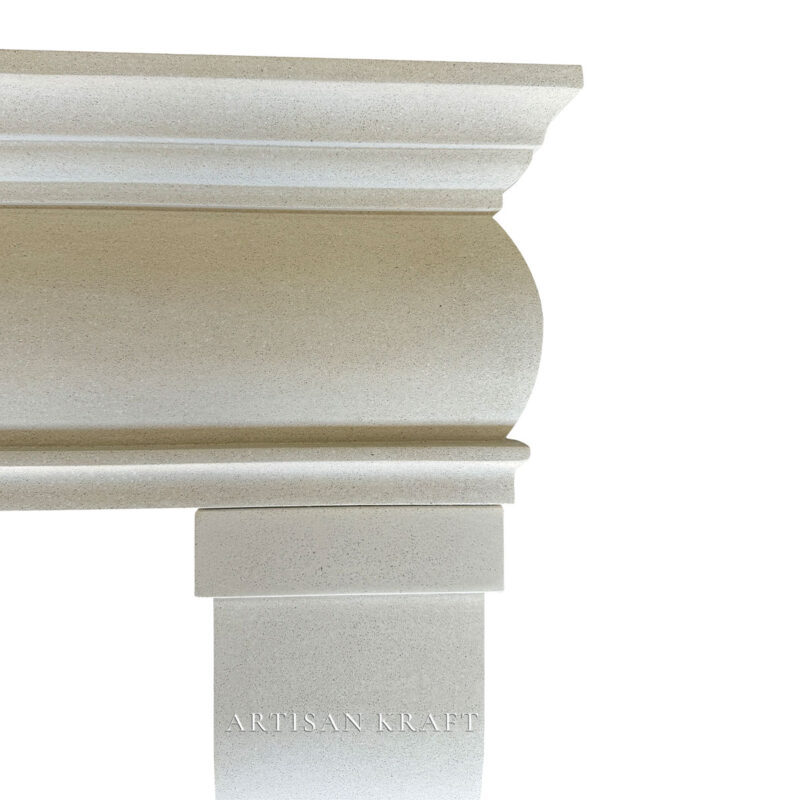 Rustic French Cast Stone Mantel